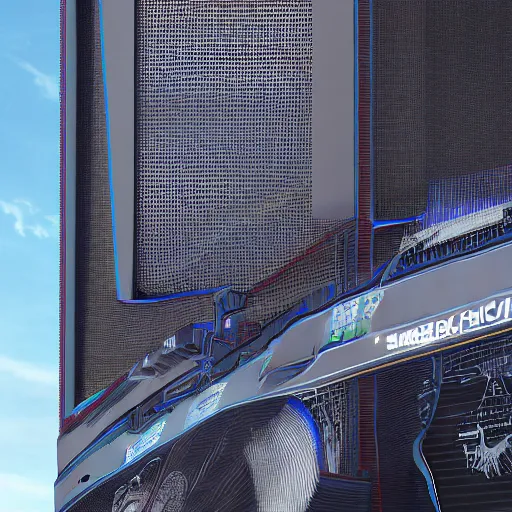 Prompt: sci-fi wall panel tile on the coronation of napoleon painting and photogrammetry point cloud digital billboard in the middle, unreal engine 5, keyshot, octane, artstation trending, ultra high detail, ultra realistic, cinematic, 8k, 16k, in style of zaha hadid, colors in style of nanospace Michael Menzelincev, colors in style of the Blade Runner 2049, in plastic, dark, tilt shift,