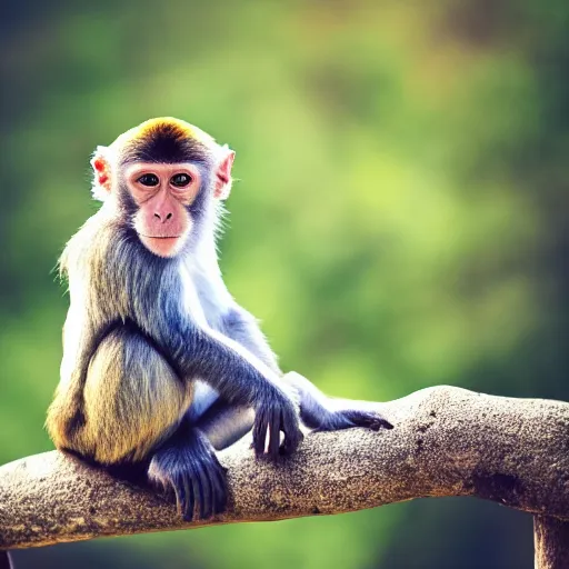 Image similar to high quality portrait of a monkey, studio photograph, photograph, realistic photo, 8k photo, 4k photo, stock photo, high resolution, cinematic shot, high detail