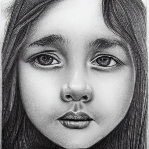 Image similar to belen esteban, pencil drawing