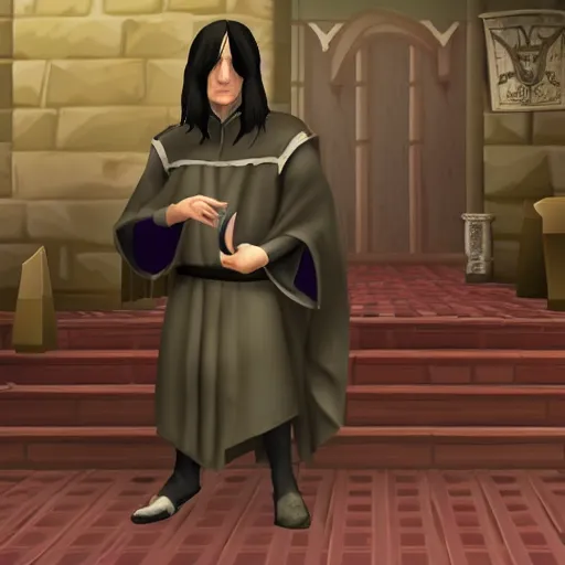Prompt: Severus Snape in Old School RuneScape