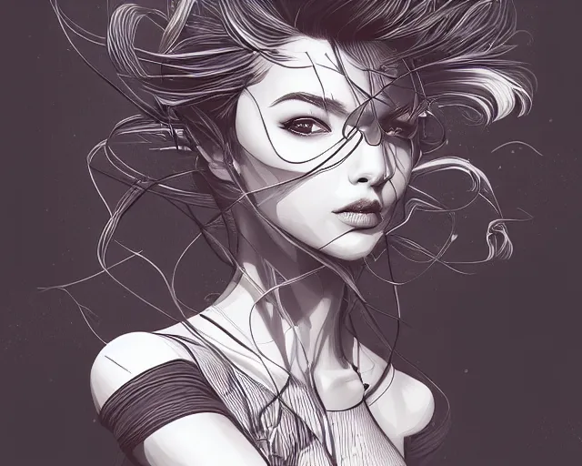 Image similar to stability, a simple vector based illustration, by ross tran, artgerm