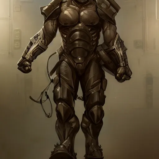 Prompt: an absurdly muscular and huge anthro horse operative, tactical combat bodysuit, leather, corridor of a high - tech facility, highly detailed, digital painting, artstation, concept art, illustration, art by artgerm, greg rutkowski, wlop