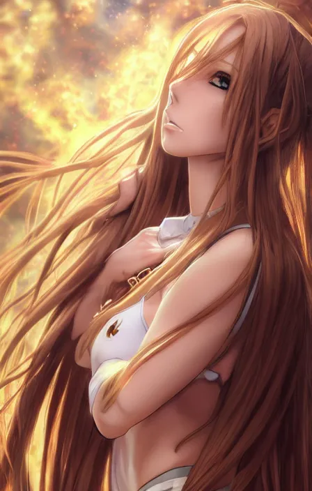 Prompt: nicole aniston, anime style, long hair, hair down, symmetrical facial features, from girls frontline, hyper realistic, pale skin, 4 k, rule of thirds, extreme detail, detailed drawing, trending artstation, hd, smoke explosion, trading card, by alphonse mucha, greg rutkowski, sharp focus, backlit