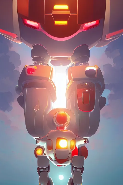 Image similar to metabots medabots medarotto medarot robot minimalist comics, behance hd by jesper ejsing, by rhads, makoto shinkai and lois van baarle, ilya kuvshinov, rossdraws global illumination ray tracing hdr radiating a glowing aura