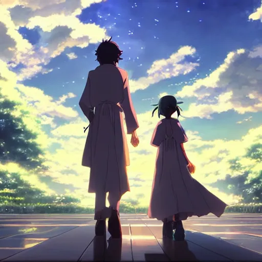 A wizard in Your Name by Makoto Shinkai | Stable Diffusion | OpenArt