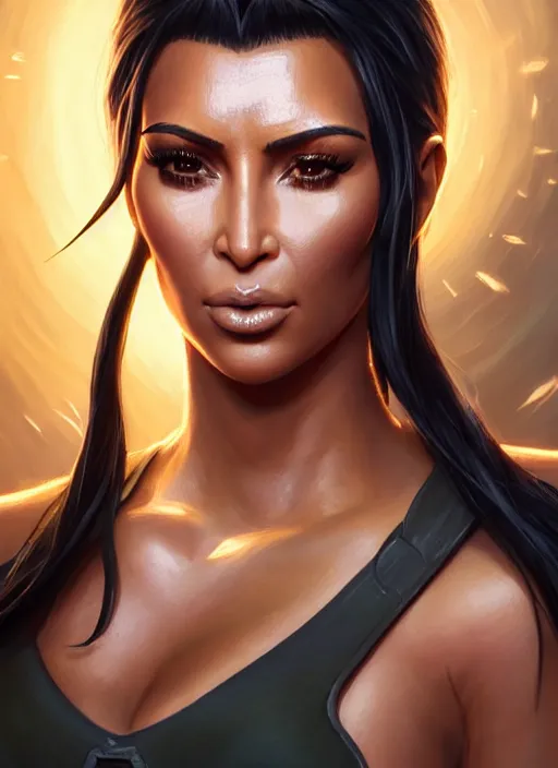 Prompt: highly detailed portrait of kim kardashian as jade from mortal kombat 1 1, stephen bliss, unreal engine, fantasy art by greg rutkowski, loish, rhads, ferdinand knab, makoto shinkai and lois van baarle, ilya kuvshinov, rossdraws, tom bagshaw, alphonse mucha, global illumination, radiant light