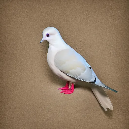 Image similar to high quality studio photography of a dove, solid background - W 960