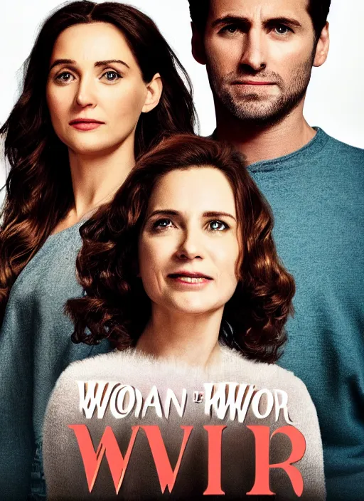 Prompt: poster movie called the woman who knows about him, 8 k, hd