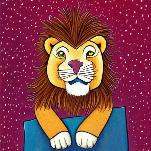 Image similar to a lion by axel scheffler