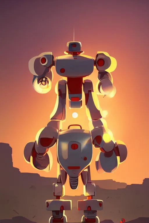 Image similar to metabots medabots medarotto medarot robot minimalist comics, behance hd by jesper ejsing, by rhads, makoto shinkai and lois van baarle, ilya kuvshinov, rossdraws global illumination ray tracing hdr radiating a glowing aura