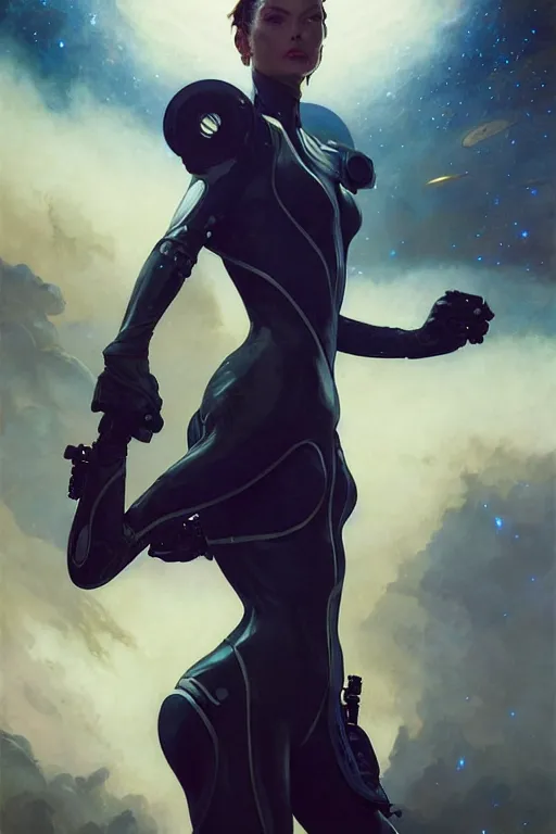 Prompt: space chief general aeon flux profile picture by greg rutkowski, dynamic pose, intricate, futuristic, fantasy, elegant, by stanley artgerm lau, greg rutkowski, thomas kindkade, alphonse mucha, loish, thierry mugler, norman rockwell, 3 d,