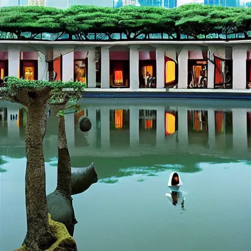 Prompt: a beautiful planet of guangzhou travel place of interest, chill time. good view, exciting honor. by david inshaw