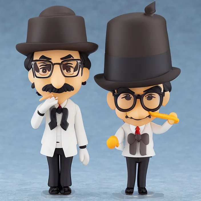 Image similar to Groucho Marx, An anime Nendoroid of Groucho Marx, figurine, detailed product photo