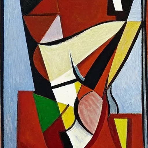 Prompt: a glass of whiskey in the style of picasso, cubism