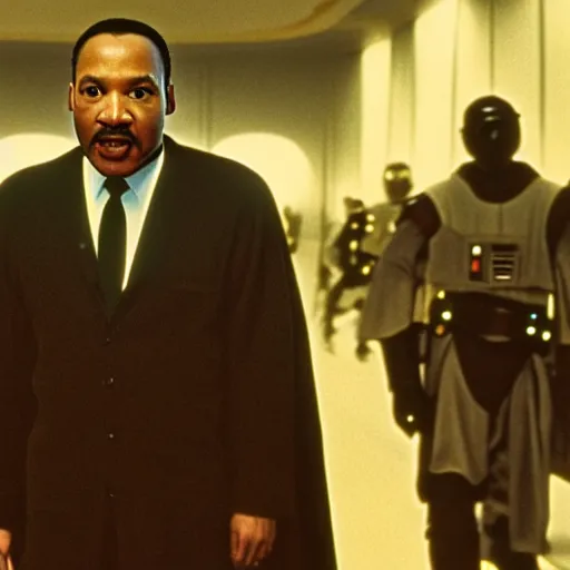 Image similar to martin luther king in star wars, 8k resolution, full HD, cinematic lighting, award winning, anatomically correct