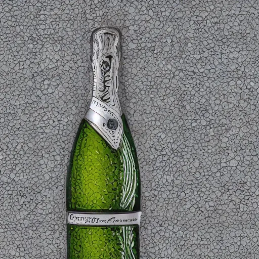 Image similar to portrait of a ( corvette ) ( champagne bottle ) hybrid, digital art