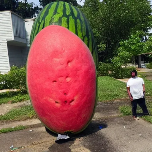 OMG! Found Giant Watermelon on Google Earth