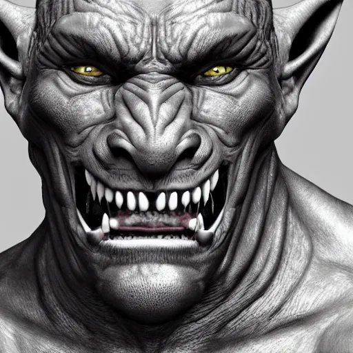 Prompt: a detailed portrait of an orc boy, art illustration, incredibly highly detailed and realistic, 8 k, sharp focus