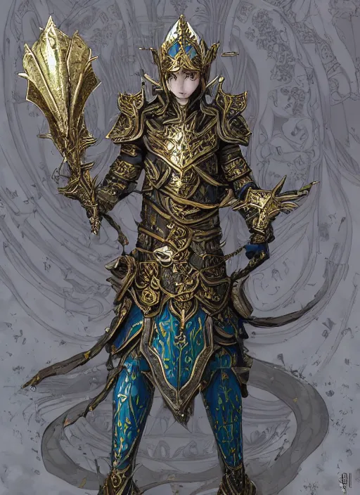 Prompt: an anime portrait of a knightly merfolk from magic the gathering wearing a ornate detailed armor and an atlantean crown, he is riding a frog clad in ornate armor, from skyrim, by stanley artgerm lau, wlop, rossdraws, james jean, andrei riabovitchev, marc simonetti, and sakimichan, trending on artstation