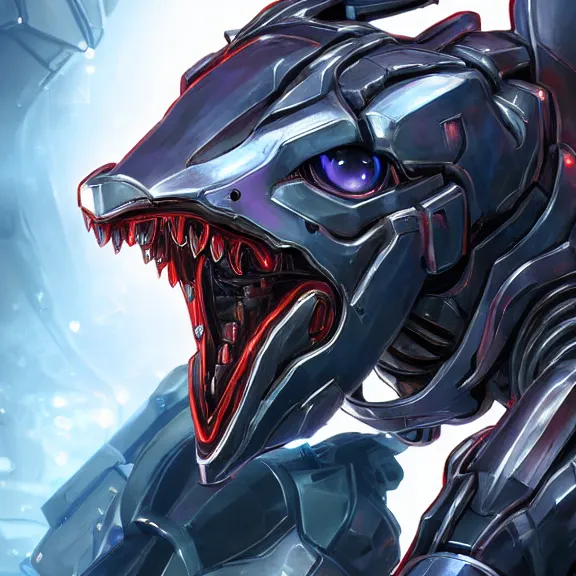 Prompt: close up mawshot of a cute elegant beautiful stunning anthropomorphic hot female robot mecha dragon, with sleek silver metal armor, glowing OLED visor, looking the camera, open dragon maw being highly detailed and living, pov looking into the maw, food pov, micro pov, vore, digital art, pov furry art, anthro art, furry, warframe art, high quality, 3D realistic, dragon mawshot art, maw art, macro art, micro art, dragon art, Furaffinity, Deviantart, Eka's Portal, G6