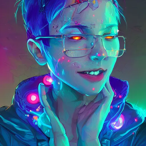 Image similar to skill magic deepdream radiating a glowing aura stuff loot legends stylized digital illustration video game icon artstation lois van baarle, ilya kuvshinov, rossdraws,