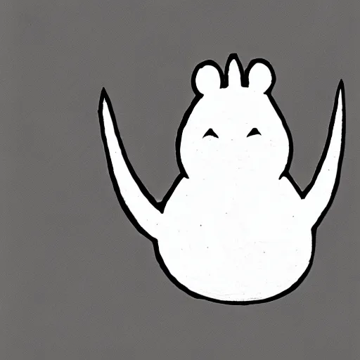 Image similar to zen moomins ink