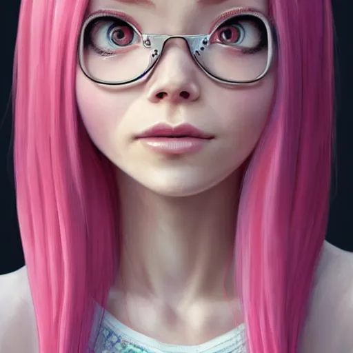 Prompt: perfectly-centered-Portrait of a pink haired belle delphine, The Perfect Human Female Specimen, intricate, elegant, super highly detailed, professional digital painting, artstation, concept art, smooth, sharp focus, no blur, no dof, extreme illustration, Unreal Engine 5, 8K, art by artgerm and greg rutkowski and alphonse mucha and loish and WLOP