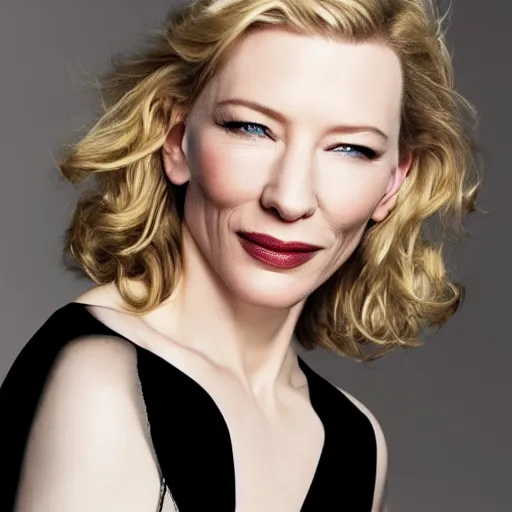 Image similar to photo of cate blanchett, by Annie leibowitz, photorealisitc ,4k