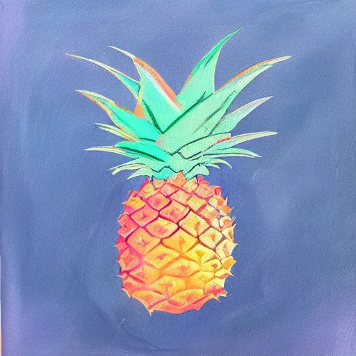 Prompt: ethereal pineapple