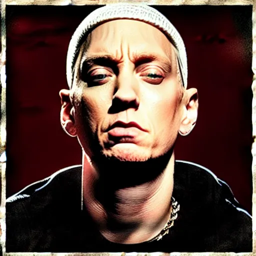 Prompt: eminem as emperor