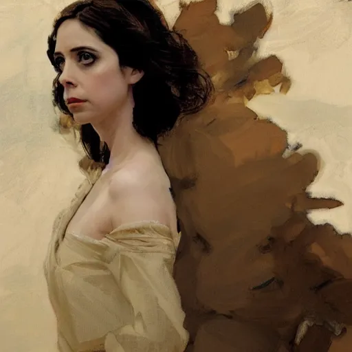 Image similar to alison brie as john snow, closed eyes, intricate, elegant, highly detailed, greg manchess, mucha, liepke, ruan jia, jeffrey catherine jones, ridley scott