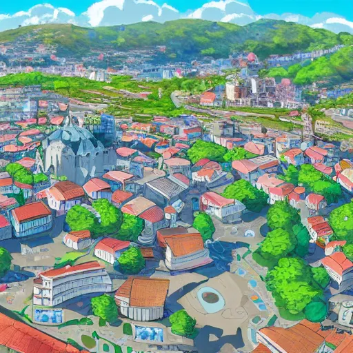 Prompt: novi pazar, anime style, detailed, 4k