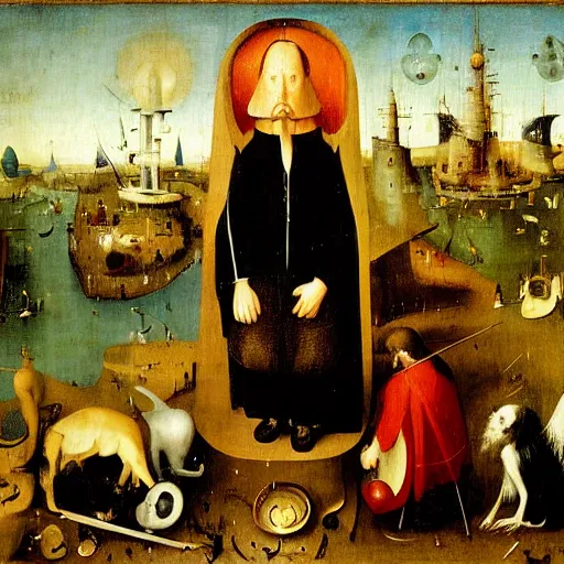 Image similar to joes strummer by hieronymus bosch