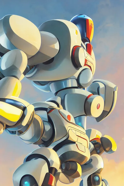 Image similar to metabots medabots medarotto medarot robot minimalist comics, behance hd by jesper ejsing, by rhads, makoto shinkai and lois van baarle, ilya kuvshinov, rossdraws global illumination ray tracing hdr radiating a glowing aura