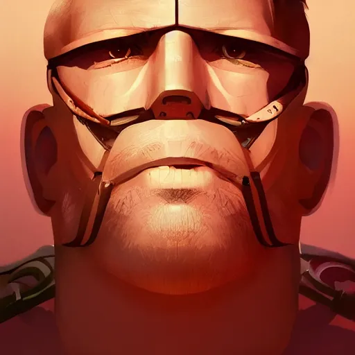 Image similar to face icon stylized minimalist mad max beyond thunderdome, loftis, cory behance hd by jesper ejsing, by rhads, makoto shinkai and lois van baarle, ilya kuvshinov, rossdraws global illumination