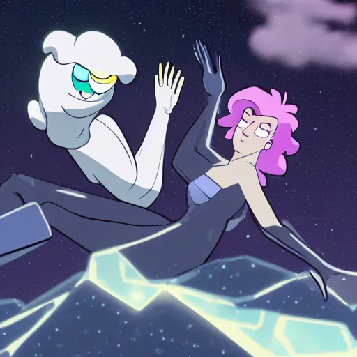 Image similar to me being stepped on by white diamond from steven universe