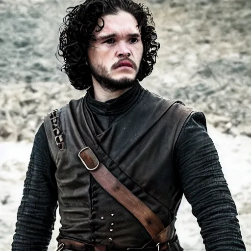 Prompt: Kit Harrington as Guerilla Heroica