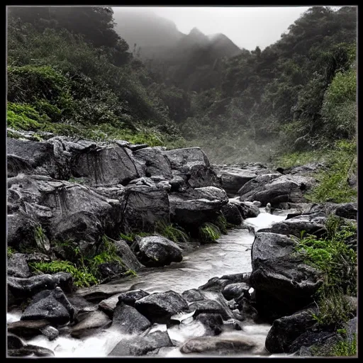 Image similar to the underworld river, gloomy, HD.