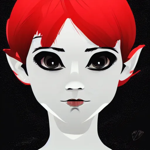 Image similar to a goblin, cartoon, illustration, vector art, artwork by ilya kuvshinov, white background