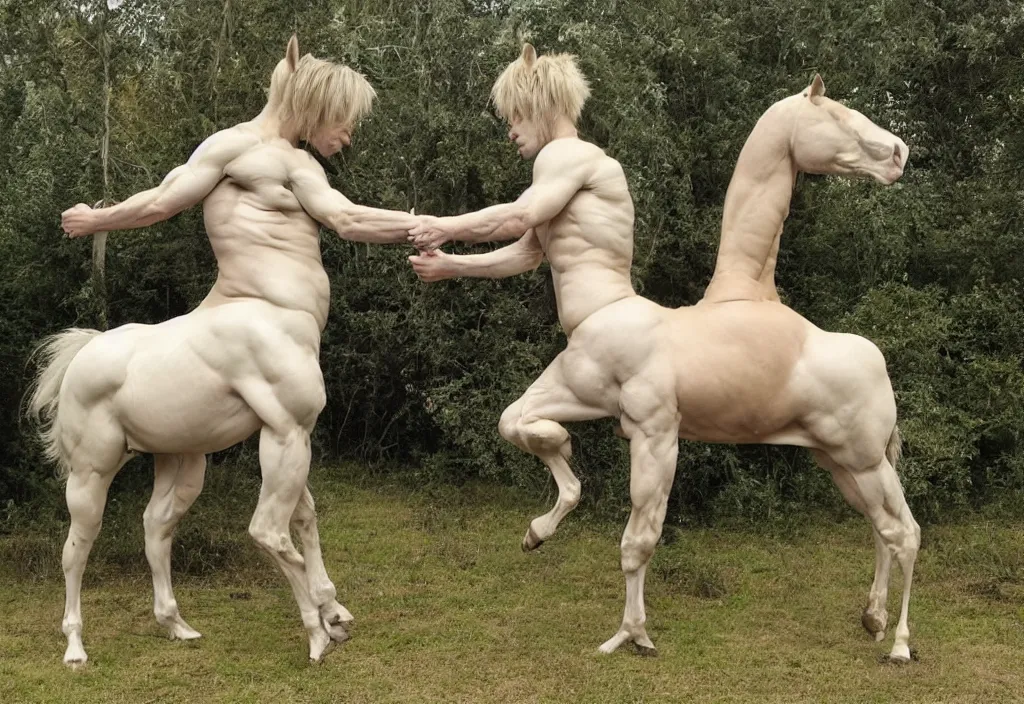 Image similar to reverse centaur