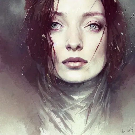 Image similar to portrait of actress eleanor tomlinson, colourised, face portrait, epic, tragic, military art, fantasy, dieselpunk, hd shot, digital portrait, beautiful, artstation, comic style, by artgerm, guy denning, jakub rozalski, magali villeneuve and charlie bowater