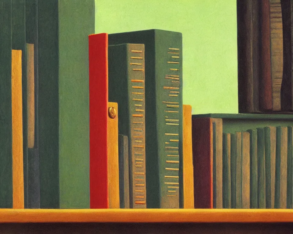 Prompt: one small bookshelf in the rainforest, featuring stone bookends and gavels, by raphael, hopper, and rene magritte. hyperdetailed, proportional, romantic, enchanting, achingly beautiful, graphic print, trending on artstation, jungle, tropical, foliage