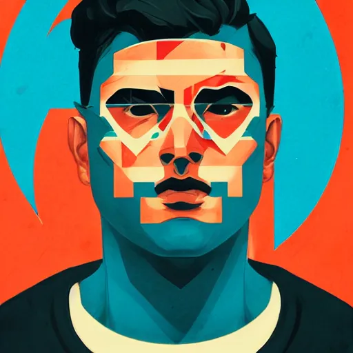 Image similar to Captain America profile picture by Sachin Teng, asymmetrical, Organic Painting , Matte Painting, geometric shapes, hard edges, graffiti, street art:2 by Sachin Teng:4