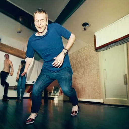 Image similar to photo of a 4 0 year old white man living thinking he's living the best life possible. he looks young for his age. he is at a dance club, it's as if he were in a music video. sadly he did not realize there is more to life. woman are flocking to him and can be seen dancing around him in a seductive manner.