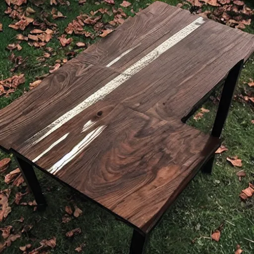 Image similar to photo of a creepy table