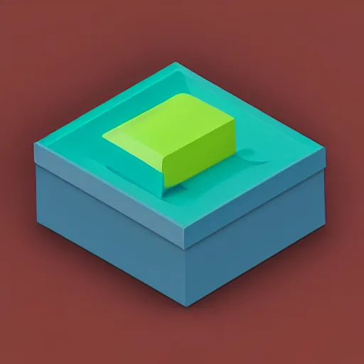 Image similar to isometric dropbox logo