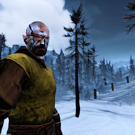 Image similar to Walter White skyrim screenshot