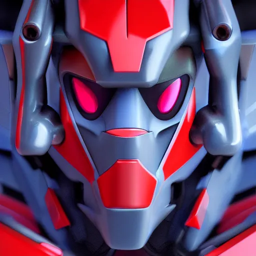 Image similar to neon Genesis evangelion 01 mech concept art close up shot face, 3d art, vfx, octane render, unreal engine, blender