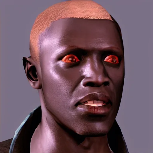 Prompt: wesley snipes blade vampire the masquerade bloodlines, troika games, vtmb, vtm