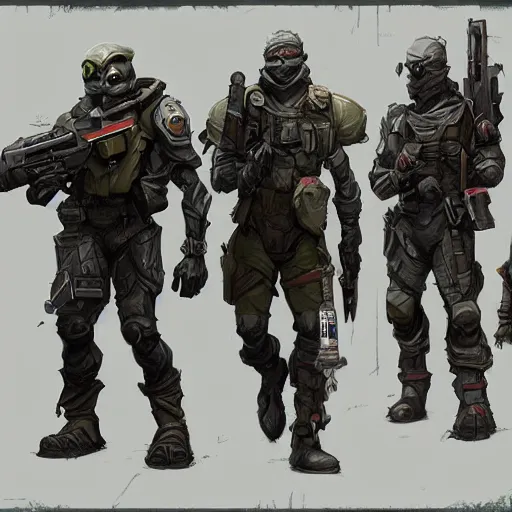 Prompt: goblin recon squad digital art in the style of greg rutkowski and craig mullins, 4 k